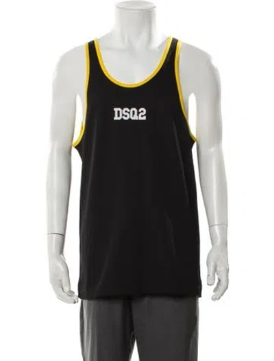 Pre-owned Dsquared2 Scoop Neck Sleeveless T-shirt W/ Tags In Gray