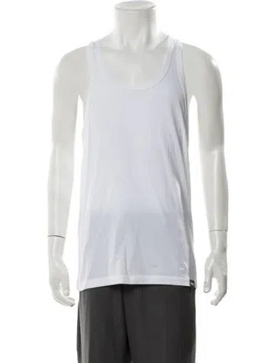 Pre-owned Dsquared2 Scoop Neck Sleeveless T-shirt In White