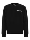 Dsquared2 Logo-print Cotton Sweatshirt In Black