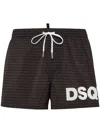 Dsquared2 Logo-print Swim Shrots In Multicolor