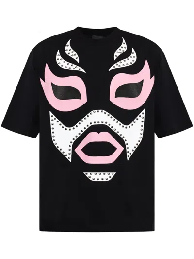 Dsquared2 See-through Cut-out T-shirt In Black