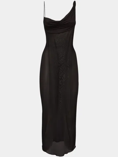 Dsquared2 See-through Dress In Black