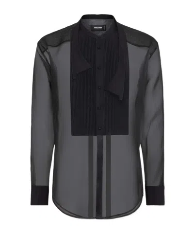 Dsquared2 Long Sleeve Shirt In Black