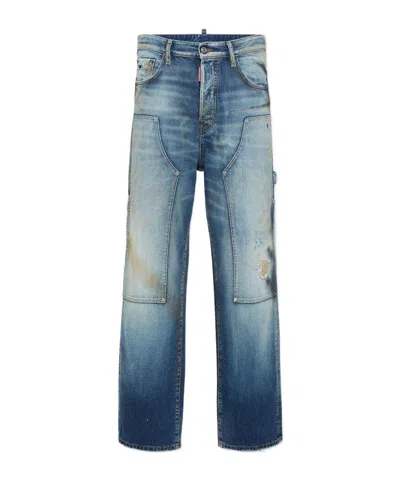 DSQUARED2 DSQUARED2 LOGO PATCH LOOSE JEANS