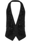 Dsquared2 Weste Mit Paillettenverzierung In Schwarz