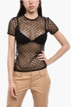 Dsquared2 Sequined Sheer Top