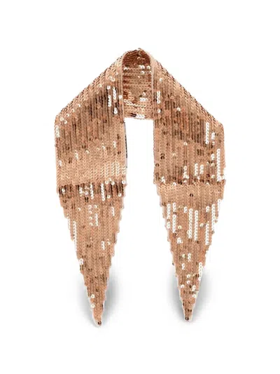Dsquared2 Sequin-embellished Scarf In Neutrals