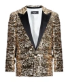 Dsquared2 Sequinned Dinner Jacket In Black