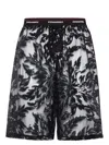 Dsquared2 Sequinned Shorts In Black