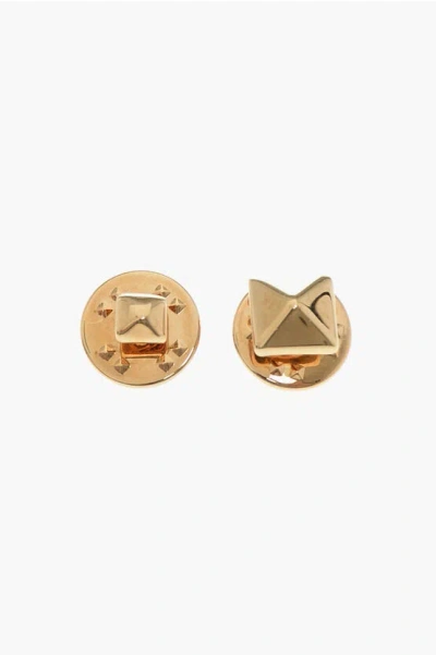 Dsquared2 Set Of 2 Gold-tone Metal Pins D2 Classic
