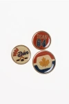 Dsquared2 Set Of 3 Logoed Metal Pins