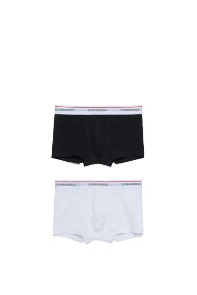 DSQUARED2 SET OF BOXER SHORTS WITH WAIST LOGO