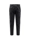 Dsquared2 Cotton Cargo Pant Trousers With Multiple Pockets In Black
