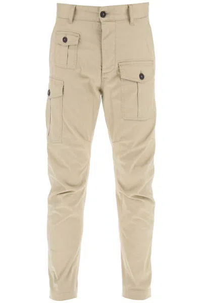 Dsquared2 Sexy Cargo Pants Beige