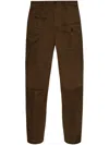 Dsquared2 Cargo Pants With Button And Pocket Accents In Brown