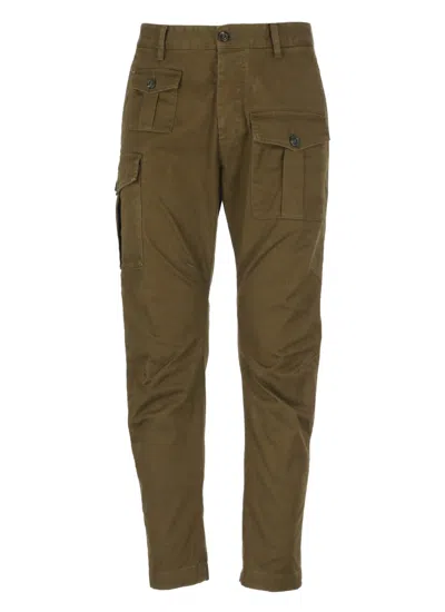 Dsquared2 Sexy Cargo Pants In Green