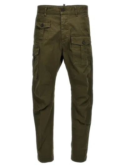 Dsquared2 Sexy Cargo Trousers In Green