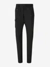 Dsquared2 Mid-rise Tapered Cargo Trousers In Cargo Style