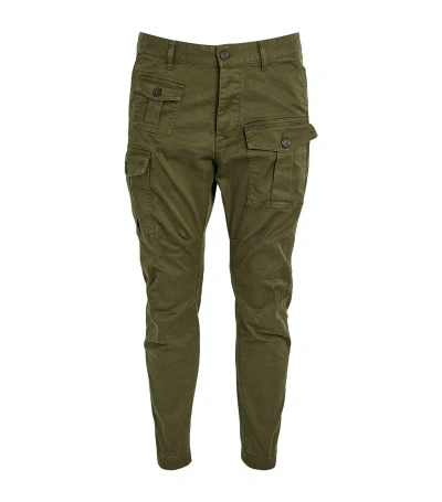 Dsquared2 Sexy Cargo Trousers In Green
