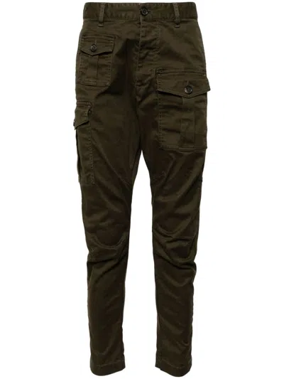 Dsquared2 Sexy Cargo Trousers In Green