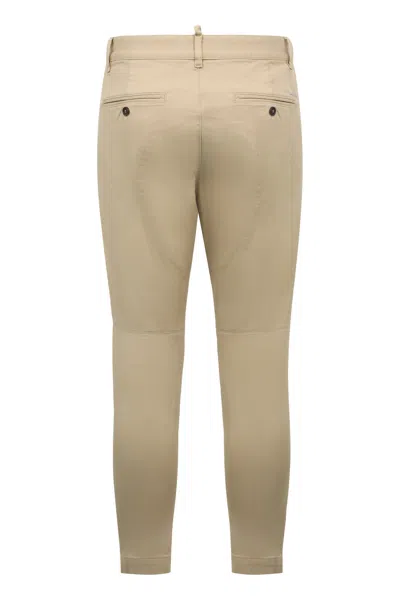Dsquared2 Sexy Chino Cotton In Neutral