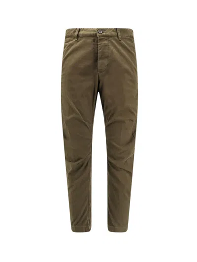 Dsquared2 Sexy Stretch Cotton Chino Pants In Military Green