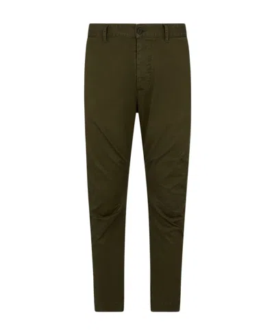 Dsquared2 Dsquared Man Khaki Stretch Cotton Sexy Chino Pant In Green
