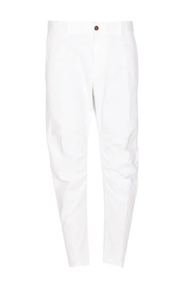 DSQUARED2 WHITE SEXY CHINO TROUSERS