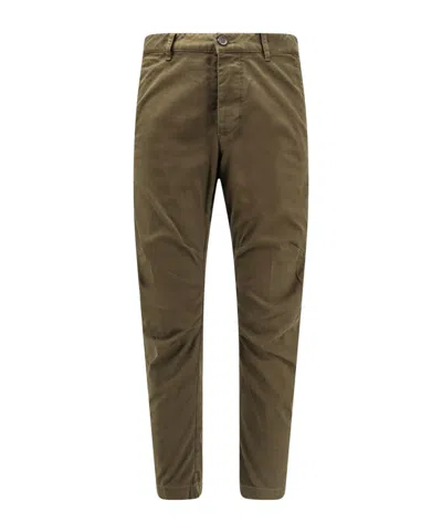 Dsquared2 Sexy Stretch Cotton Chino Pants In Military Green