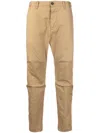Dsquared2 Men's Comfortable Cotton Blend Trousers In Nude