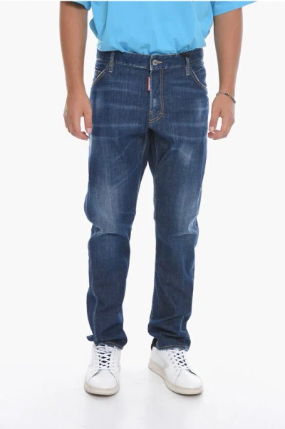 Dsquared2 Sexy Twist Jeans 18 Cm In Blue