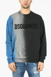 DSQUARED2 SHADED EFFECT COLLEGE FIT CREW-NECK SWEATSHIRT