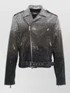 Dsquared2 Shadow Mini Jacket Belt Sequin Lapels In Gray