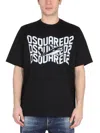 Dsquared2 Shark Motif Logo Print T-shirt