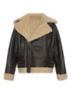 Dsquared2 Long Sleeve Leather Jacket