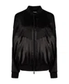 Dsquared2 Shine-effect Bomber Jacket In Black