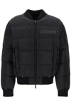 Dsquared2 Zip-up Padded Bomber Jacket In Black