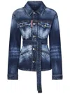 Dsquared2 Dsquared 9 To 5 Jean Shirt In Blue
