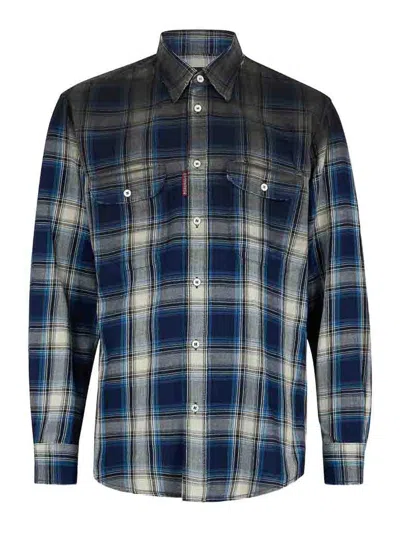 Dsquared2 Shirt In Blue