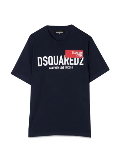 Dsquared2 Kids' Shirt In Blue