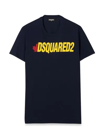 Dsquared2 Kids' Shirt In Blue