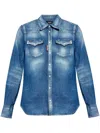 Dsquared2 Dsquared Classic Western Shirt In Blue