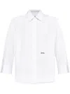 Dsquared2 Shirt With Embroidered Logo And Pocket In White