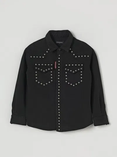 Dsquared2 Babies' Shirt  Kids Color Black