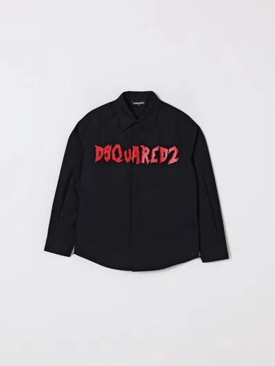 Dsquared2 Shirt  Kids Color Black