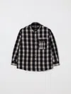 Dsquared2 Checked Flannel Shirt In Black