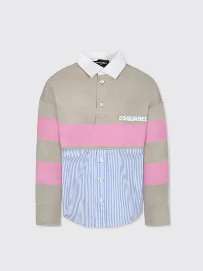 Dsquared2 Shirt  Kids Color Blue
