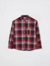 Dsquared2 Camicia In Flanella A Quadri In Burgundy