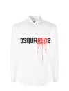 Dsquared2 Logo-print Shirt In White