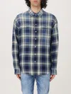 Shop Dsquared2 Shirt  Men Color Blue